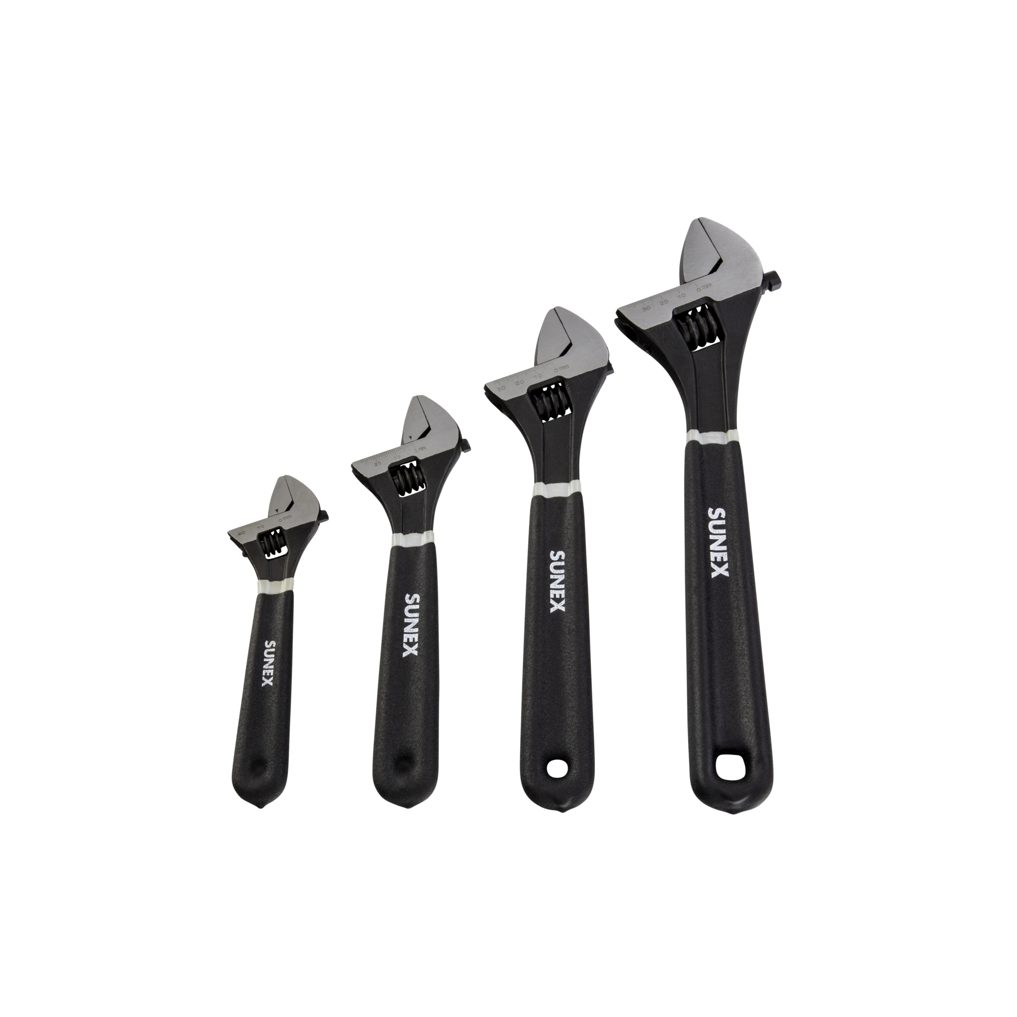 Sunex Tools Adjustable Wrench Set — 4-Piece, 6in., 8in., 10in., 12in., Model# 9618A